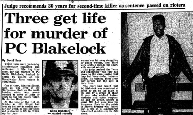 Pc Keith Blakelock Timeline Of The Murder Investigation Uk News The Guardian
