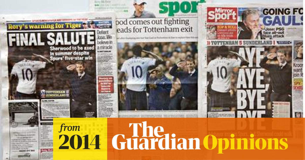 Daily Mail Edits Out Tottenham Hotspur Coach From Sports Picture National Newspapers The Guardian
