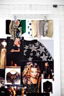 Kate Moss's moodboards.