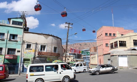 La Paz cable cars