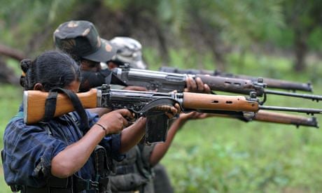 Maoist rebels in Chhattisgarh, India