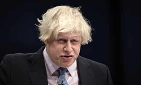 Boris Johnson at the Conservative party annual conference in 2013