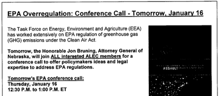 Alec conference call flyer
