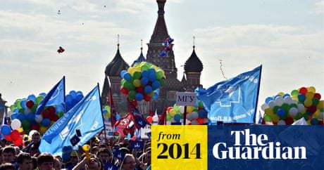 Moscow Holds First May Day Parade Since Soviet Era Russia The Guardian Moscow Holds First May Day Parade Since Soviet Era Russia The Guardian