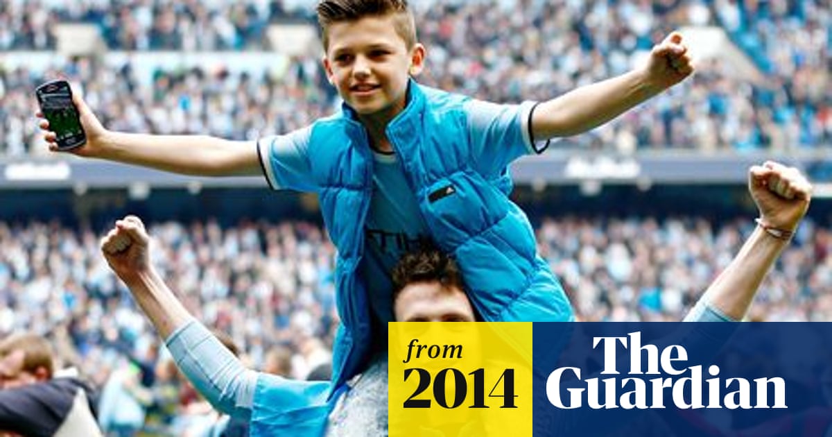 Grass Turns From Green To Blue As Manchester City Fans Relish Glory Manchester City The Guardian