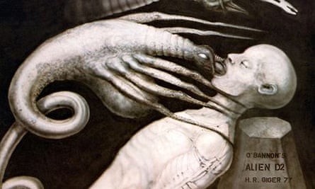 H. R. Giger Alien Artwork