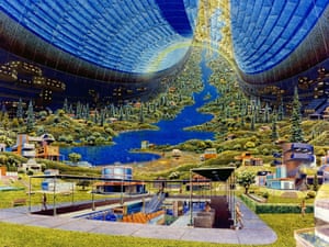 The interior of a Toroidal colony, as imagined by Don Davis