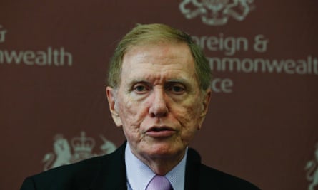 Michael Kirby, chairperson of the United Nations Commission of Inquiry on Human Rights in North Korea, in October 2013.