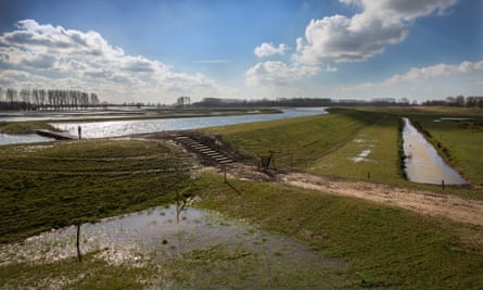 The Noordwaard polder is one of the key areas of the National Dutch project Ruimte voor de Rivier (Room for the River), Werkendam, 2 March 2014.