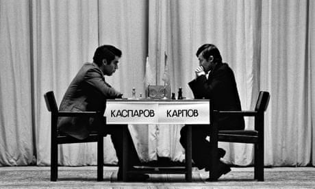 Chess Champions Gary Kasparov and Anatoliy Karpov