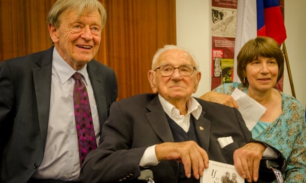 Sir Nicholas Winton with Lord Alfred Dubs