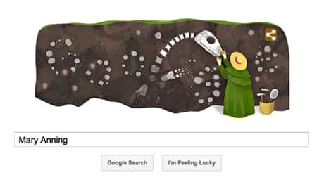 Marry Anning Google doodle