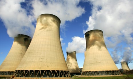 The Drax coal power station, the UK's largest CO2 emitter.