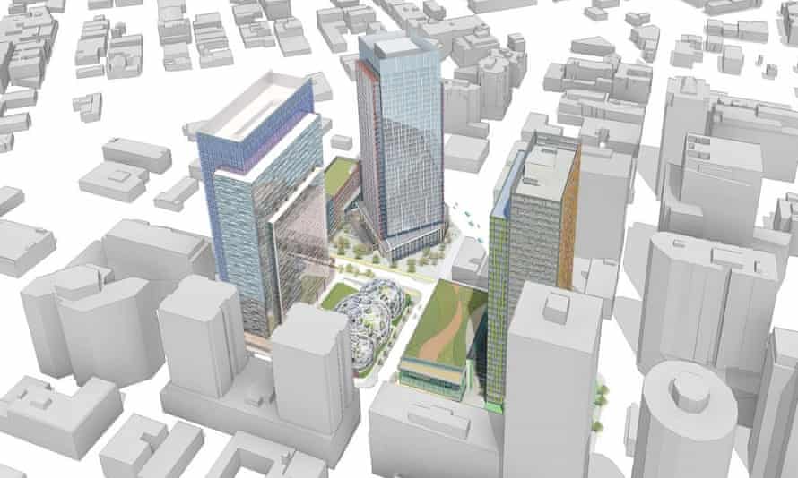 Amazon S New Downtown Seattle Hq Victory For The City Over Suburbia Cities The Guardian Amazon S New Downtown Seattle Hq Victory For The City Over Suburbia Cities The Guardian