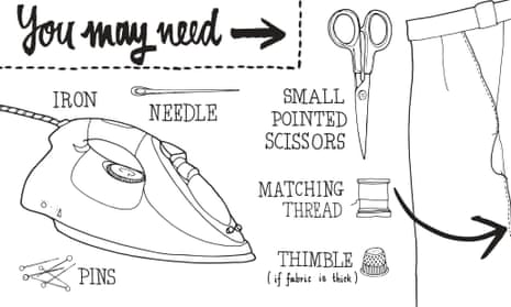 how to mend a ripped seam: things you will need