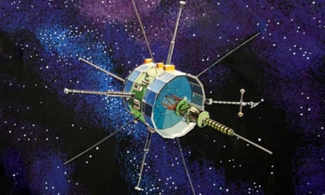 An illustration of Nasa's ISEE-3 probe, which will pass by Earth soon