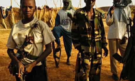 Khalid Saleh Banat, 13, a soldier with the Sudanese Liberation Army