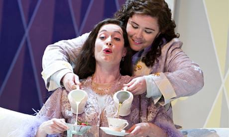 Kate Royal and Tara Erraught in Der Rosenkavalier at this year's Glyndebourne festival.