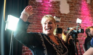 Soraya Post, top candidate for the Swedish Feminist Initiative, celebrates the party's results in the European parliament elections in Stockholm.