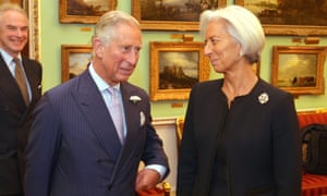 Prince Charles, Prince of Wales talks to Christine Lagarde, Managing Director of the International Monetary fund, before the start of the Inclusive Capitalism Conference at the Mansion House on May 27, 2014 in London, United Kingdom.