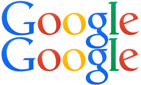 Spot the difference: The two versions of Google's logo. 