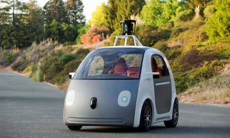 Google's prototype driverless car has been unveiled at the company's California headquarters.
