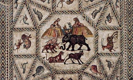 The Lod mosaics – a carnival of animals, Art