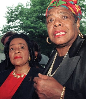 Maya Angelou in pictures: Coretta Scott King and Maya Angelou