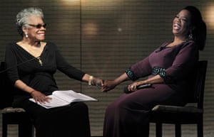 Maya update: Oprah Winfrey and Maya Angelou