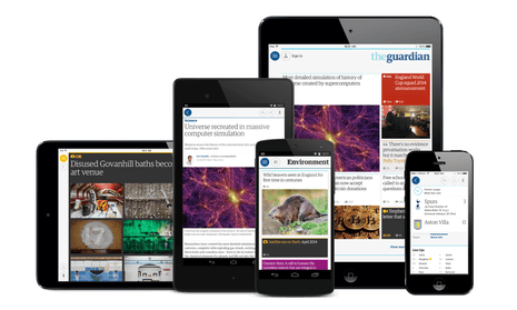 The new Guardian app for iOS and Android