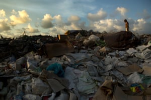 The main waste disposal area on South Tarawa