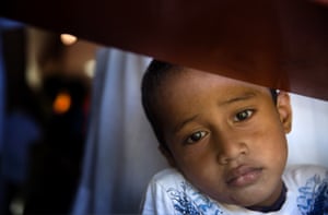 Three-year-old child from  South Tarawa