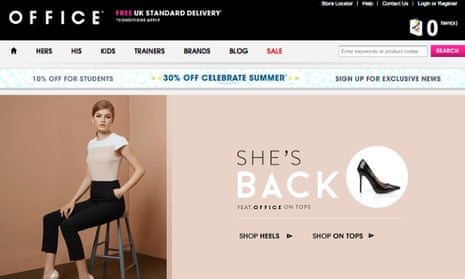 Shoe retailer Office urges users to change passwords after website hack Hacking The Guardian
