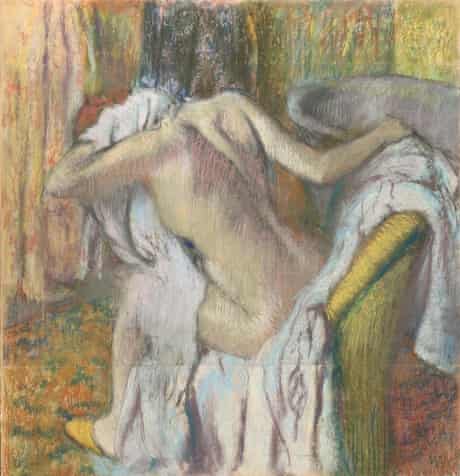 Degas - backs in art