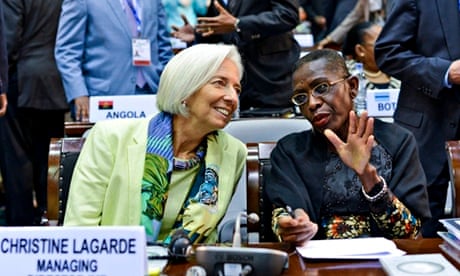 Christine Lagarde and Antoinette Monsio Sayeh