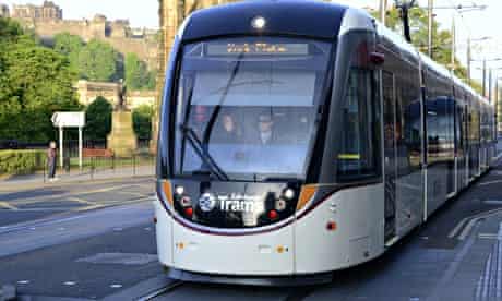 Edinburgh tram line launch