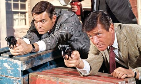 Efrem Zimbalist Jr, right, in a 1968 episode of The FBI.