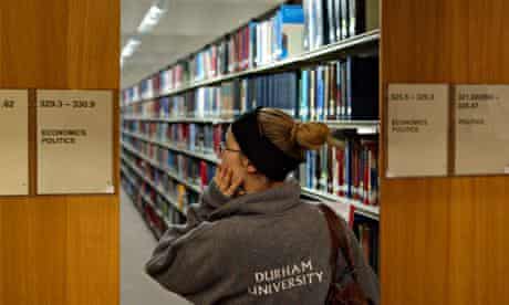 Economics section, Durham University's South Road Library.
