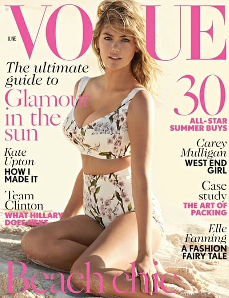 Kate Upton: how style magazines fell for her big-breasted look