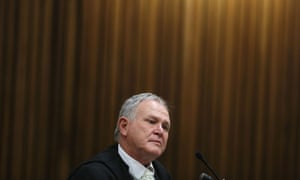 Defence lawyer Barry Roux at the trial of Oscar Pistorius in the high court on Tuesday.