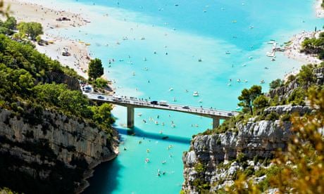 St Croix lake and Verdon River in Provence