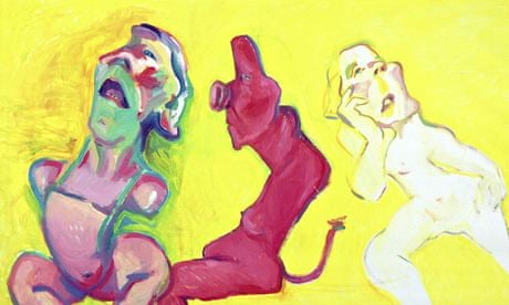 Three Ways of Being by Maria Lassnig