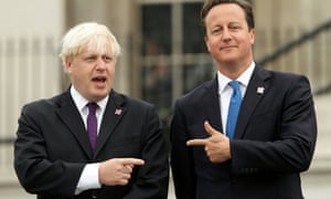 Boris Johnson and David Cameron