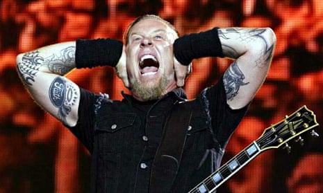 Metallica in concert James Hetfield