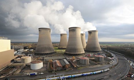 Drax power station in Yorkshire is the site of a proposed carbon capture and storage pilot plant