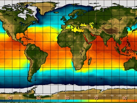 El Nino : temperatures sea surface levels 5 June 2014