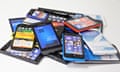 Pile of smart phones