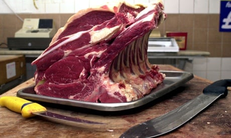 A rib of beef