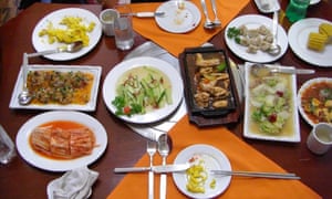 Lunch in Pyongyang.
