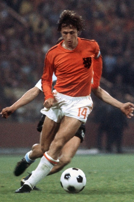 The West German defenders stuck so tight to Johan Cruyff in the the 1974 World Cup final he was booked for whining to the referee at half-time.